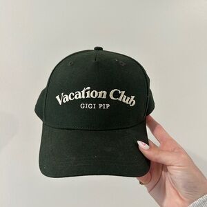 Gigi Pip Green Vacation Club Cap